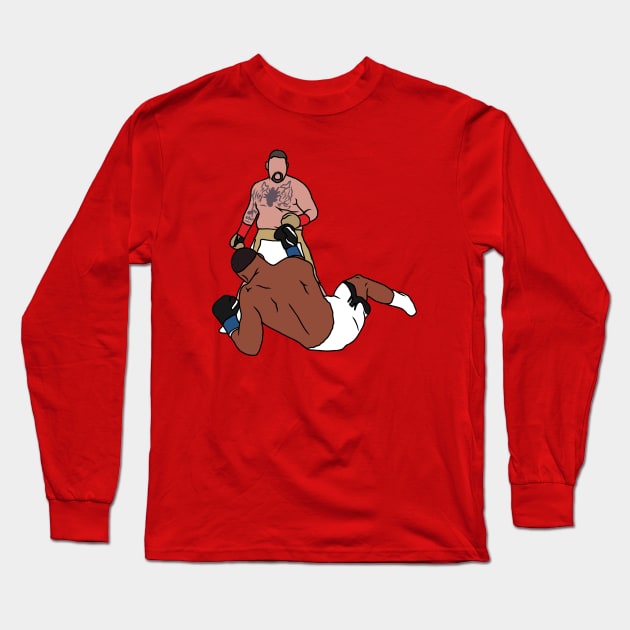 Andy Ruiz Jr. Defeats Anthony Joshua Long Sleeve T-Shirt by rattraptees